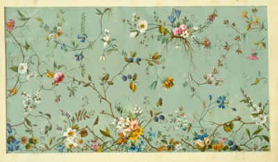 Marble end paper by William Kilburn